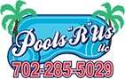 Pools R Us LLC logo with contact number